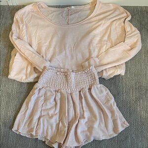 Z Supply Light Pink Pajama Set